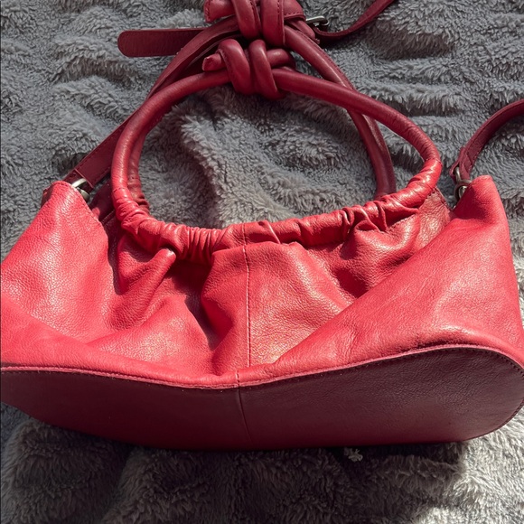 Free People Head Over Heels Leather Crossbody Bag in Red - Picture 7 of 12